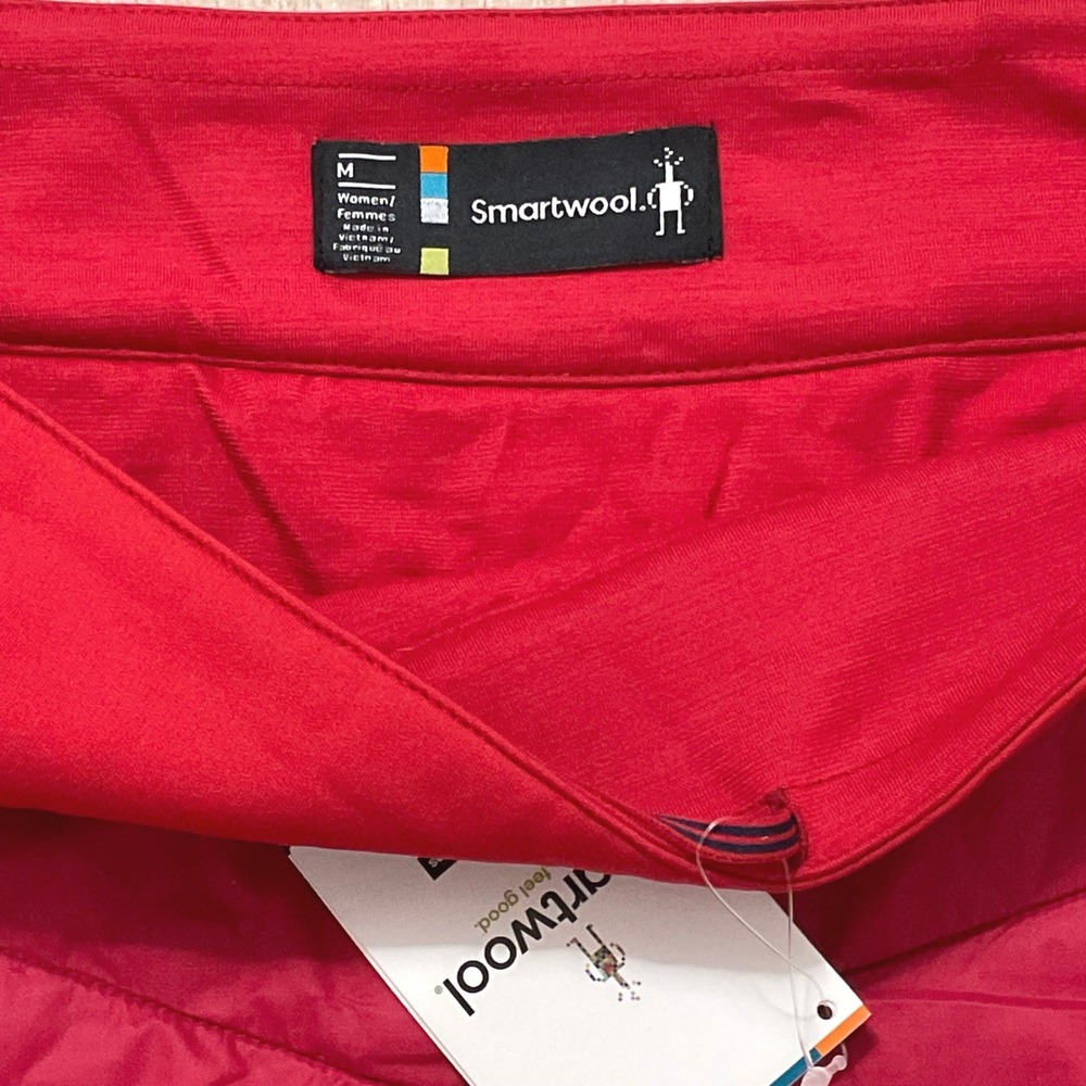 Smartwool smartloft 60 merino wool skirt quilted red NWT Medium - Picture 8 of 12